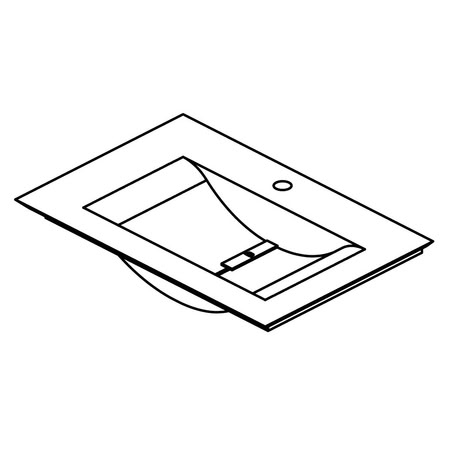 Gamadecor Ones Раковина Накладная 71,5x13x48 См, Без Перелива, 1 Отв., Белый (gelcoat) Gamadecor Ones Раковина Накладная 71,5x13x48 См, Без Перелива, 1 Отв., Белый (gelcoat)