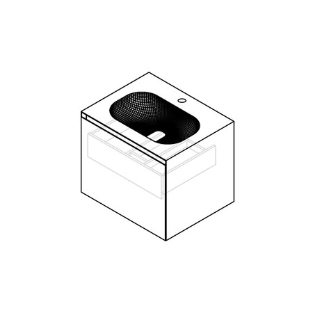 Gamadecor Soft Bps-2 Тумба С Интегрированной Раковиной, 90x48x48.3 См, 1 Отв., Noche Ghost Gamadecor Soft Bps-2 Тумба С Интегрированной Раковиной, 90x48x48.3 См, 1 Отв., Noche Ghost