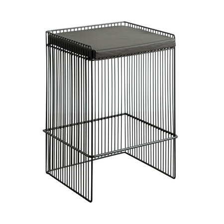 Gamadecor Code Барный Табурет Из Стали, Подушка Обитая Кожей, H714/633х415х415 Мм, Cuero