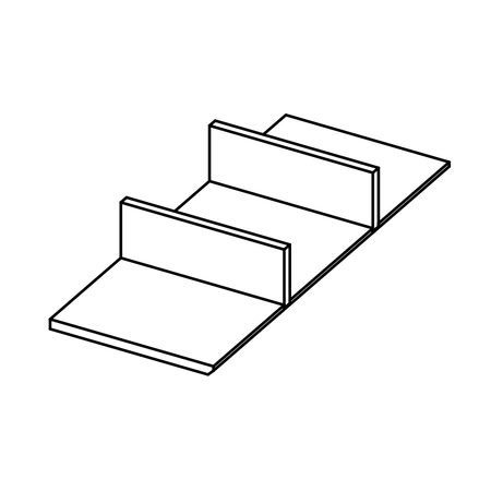 Gamadecor Accessory C Основа, Разделитель C 15x6x37,5 См, Roble Gamadecor Accessory C Основа, Разделитель C 15x6x37,5 См, Roble