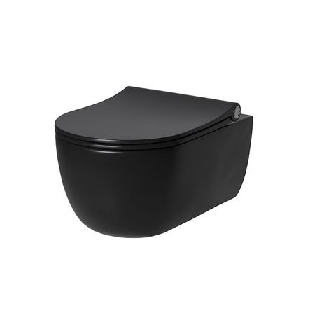 Inodoro Suspendido Acro Compact Rimless Negro Mate 54 Inodoro Suspendido Acro Compact Rimless Negro Mate 54
