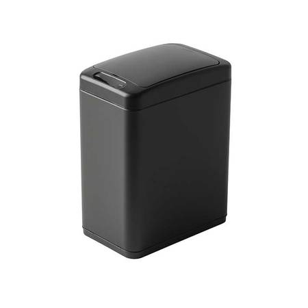 Урна Papelera Rect Con Sensor Negro Mate 8l