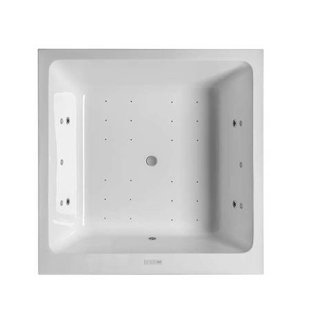 Ванна Soleil Sq Cen Bb Care+whis+cr 160x160