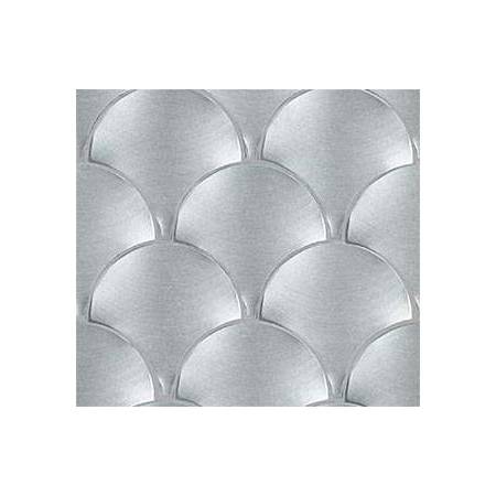 Мозаика L'ANTIC COLONIAL Gravity Aluminium Shell Aquamarine 24,4x26,4