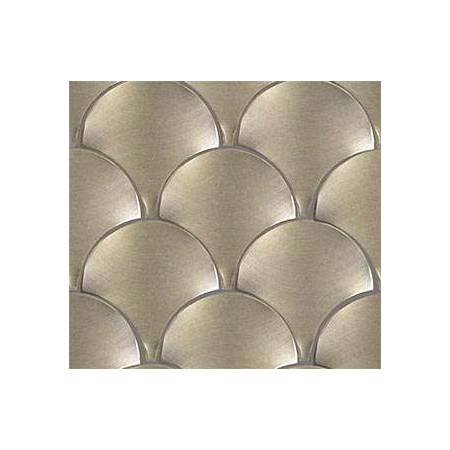 Мозаика L'ANTIC COLONIAL Gravity Aluminium Shell Gold 24,4x26,4