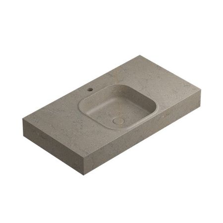 Square Motif Countertop Grey Stone 90,4x48,7x12,5