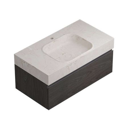 Conjunto Rectangle Motif Countertop Crema Noche 90,4x48,7x42,5