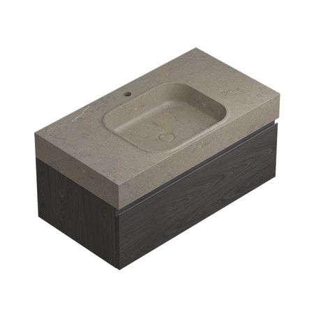 Conjunto Rectangle Motif Countertop Grey Noche 90,4x48,7x42,5