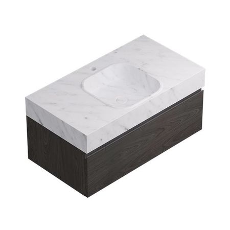 Conjunto Square Motif Countertop Neve Noche 90,4x48,7x42,5