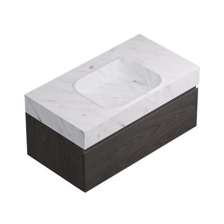 Conjunto Rectangle Motif Countertop Neve Noche 90,4x48,7x42,5