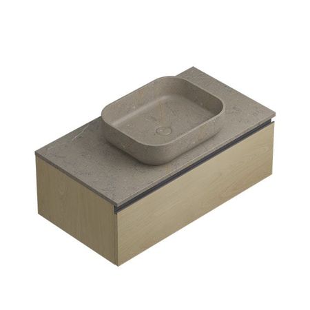 Conjunto Rectangle Motif Grey Alba 90,4x48,7x44,5