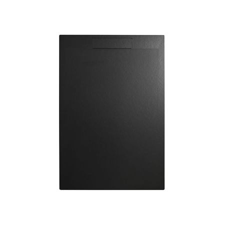 Plato Ducha Unseen Negro 120x80
