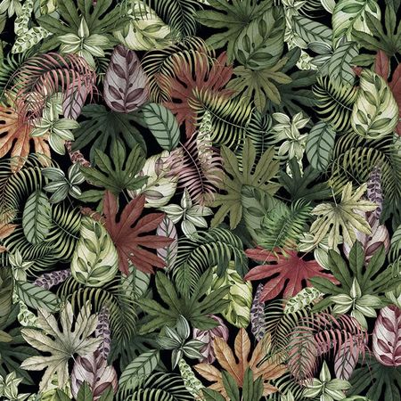 Skins Murals Leaves Greens 280x416