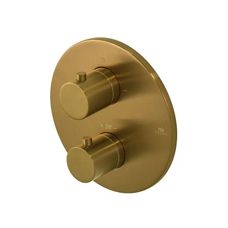 Termostatica Smartbox Rondo Parte Externa Oro Cepillado