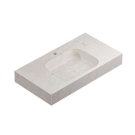Rectangle Motif Lines Countertop Crema Italia 90,4x48,7x12,5