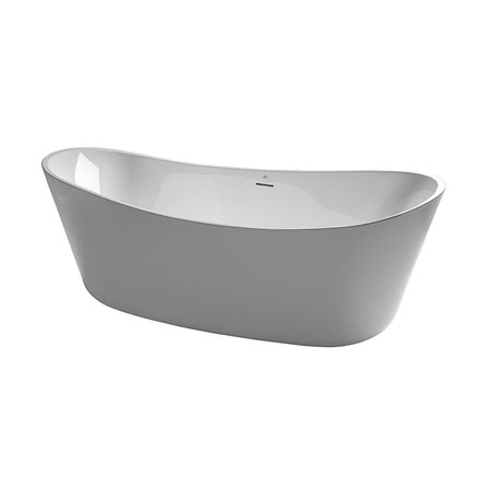 Noken Lounge Fluid Ванна Акриловая Свободностоящая На Ножках, 170х80х62h См, Белый Глянцевый