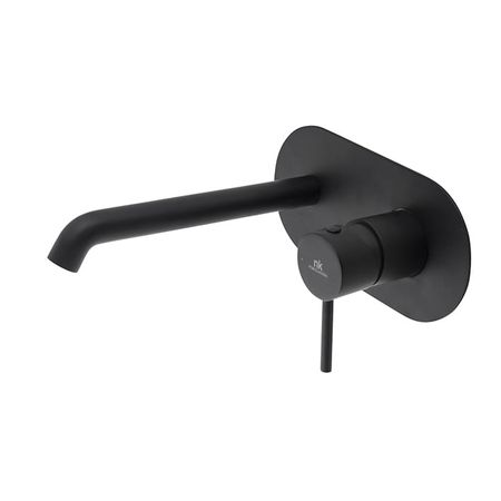 Monomando Rondo N Encastre Lavabo Parte Externa Negro