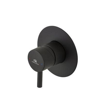 Monomando Rondo N Encastre Ducha Parte Externa Negro
