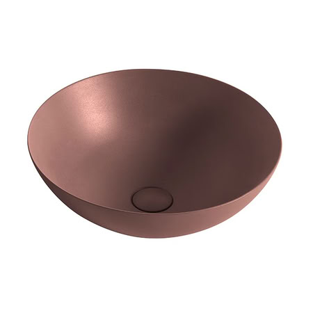 Noken Slender Раковина На Столешницу O40 См, Без Перелива, С Дк, Cioccolato Brown