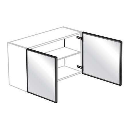 Gamadecor Ma0113 Двери Стеклянные, 90(45+45)х35хн52 См. Заказ По Индивидуальной Спецификации.