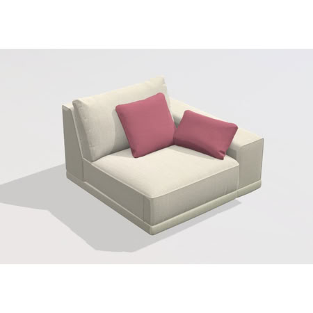 Gamadecor B2 Диваный Модуль S2 R, 108х106 См. Спецзаказ.