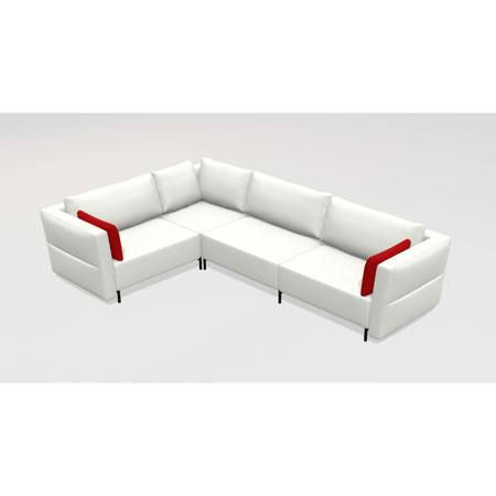Gamadecor Fold S2 R Composicion 2 Диван На Ножках Угловой Правый В Комплекте 365x205 См, Спецзаказ!