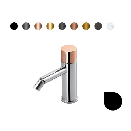 Noken Round Custom Смеситель Для Биде H152 Мм, 3/8”, 5 Л/мин, Без Дк, Черный Матовый/colors.