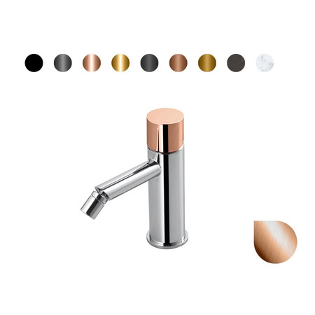 Noken Round Custom Смеситель Для Биде H152 Мм, 3/8”, 5 Л/мин, Без Дк, Браш. Медь/colors.