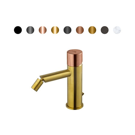 Noken Round Custom Смеситель Для Биде, 5 Л/мин, С Дк, Брашированное Золото/colors.