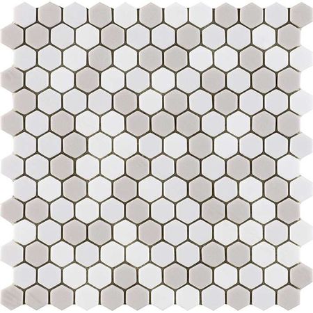 Glaze Hexagon Beiges Matt 30x29.6x0.6 Glaze Hexagon Beiges Matt 30x29.6x0.6