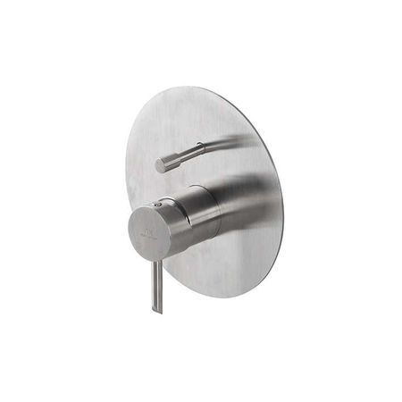 Наружная часть встроенного смесителя для ванны/душа P/ext. Monm. Round Inox Enc. B/d. Acero Cep