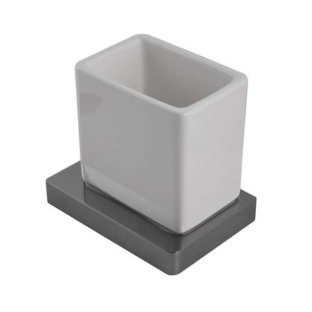 Стакан настенный Portavasos Lounge Titanio Стакан настенный Portavasos Lounge Titanio