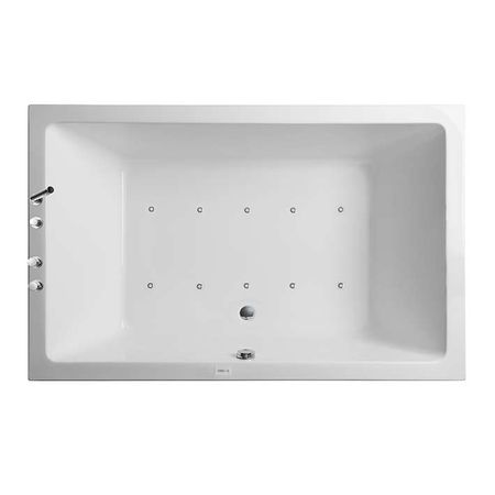 Ванна с оборудванием, пристенная, со смесителем Minimal Duo Air Bb D Grp 190x120