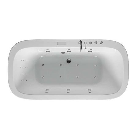 Ванна с оборудванием, отдельностоящая, со смесителем Soleil Oval Evol Cen A. Bl Grp 180x90