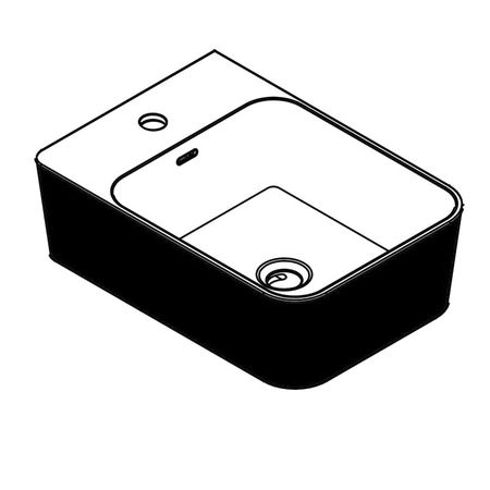 Modul Izq Negro/Bl. Krion C/GR 35x50x17