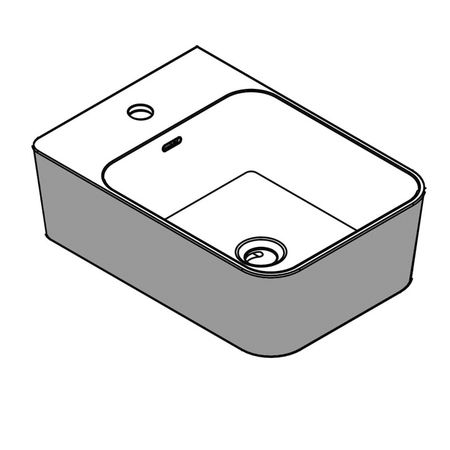 Modul Izq Gris/Bl. Krion C/GR 35x50x17