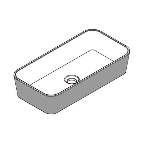 Modul On Top Gris/Bl. Krion S/Gr 55x27x12 Modul On Top Gris/Bl. Krion S/Gr 55x27x12
