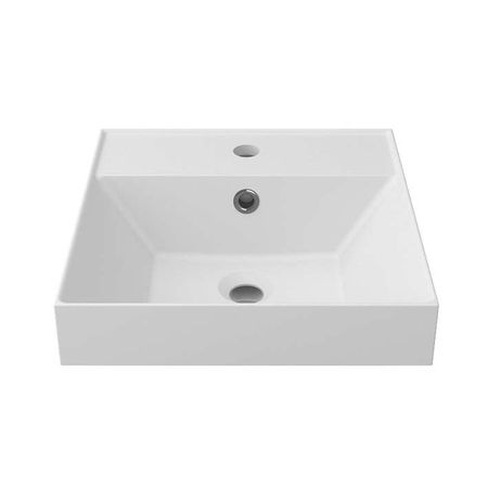 Раковина Lavabo One 1cen Bl. Mt C/GR C/REB 40x40