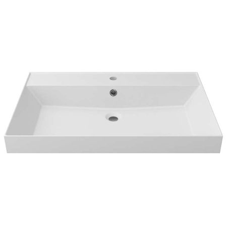 Раковина Lavabo One 1cen Bl. Mt C/GR C/REB 80x50