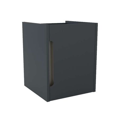 One Тумба 40x40x50 см под раковину подвесная серая One Тумба 40x40x50 см под раковину подвесная серая