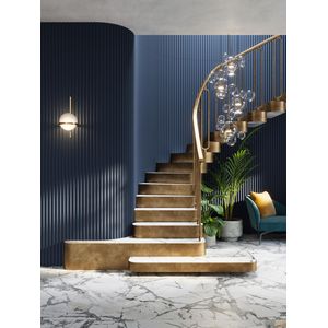 Panel Fw Willow Velvet Black V. 128,5x259