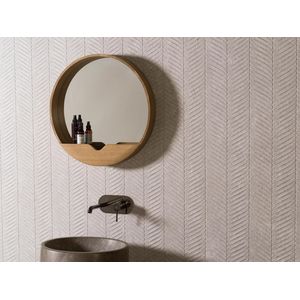 Spiga Coral Acero 45x120