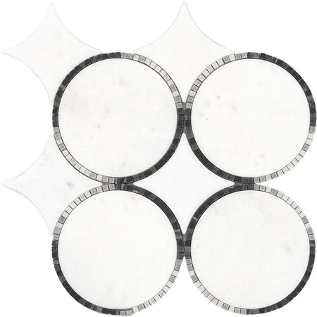 Lantic Tempo Circle White 29.9х29.9 G-146