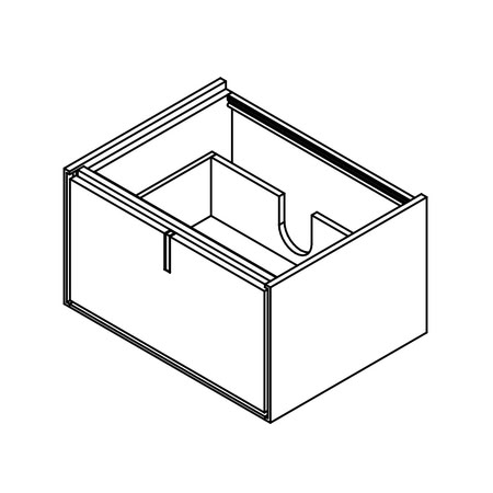 Gamadecor Ciclo Bps-2c Тумба Под Раковину 63x36x48 См, Прямые Боковые Стенки, Wood