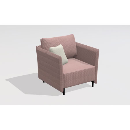 Gamadecor Stripes S2 1 Кресло На Ножках В Комплекте 108x105 См, Спецзаказ!