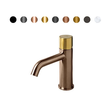 Noken Round Custom Смеситель Для Раковины H160 Мм, 3/8”, 5 Л/мин, Без Дк, Браш. Медь/colors. Noken Round Custom Смеситель Для Раковины H160 Мм, 3/8”, 5 Л/мин, Без Дк, Браш. Медь/colors.