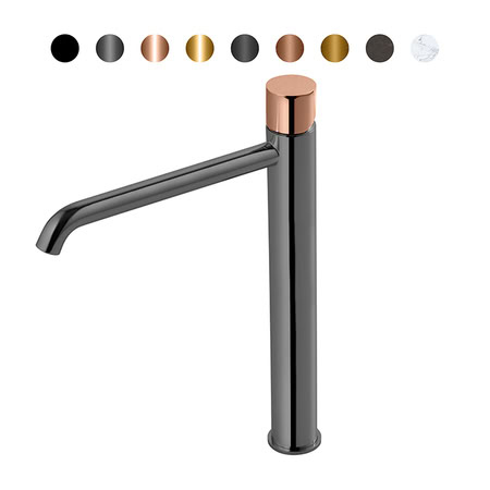 Noken Round Custom Смеситель Для Раковины Высокий H306 Мм, 5 Л/мин, Без Дк, Титан/colors. Noken Round Custom Смеситель Для Раковины Высокий H306 Мм, 5 Л/мин, Без Дк, Титан/colors.