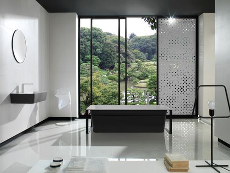 Modul Negro/Bl. Krion C/GR 120x41x17