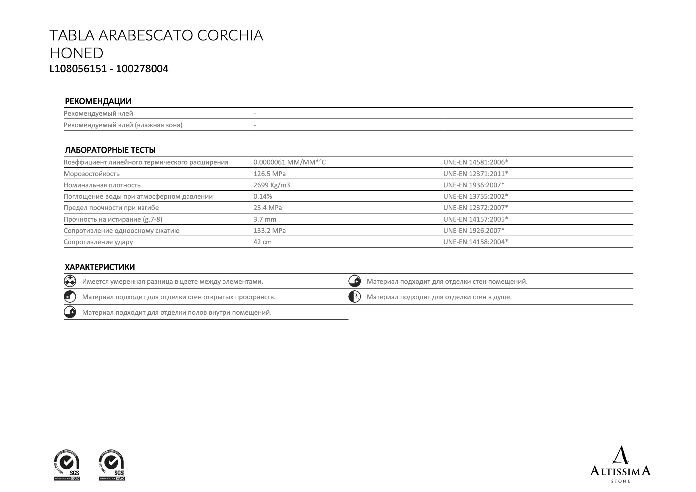 Tabla Arabescato Corchia Honed 2