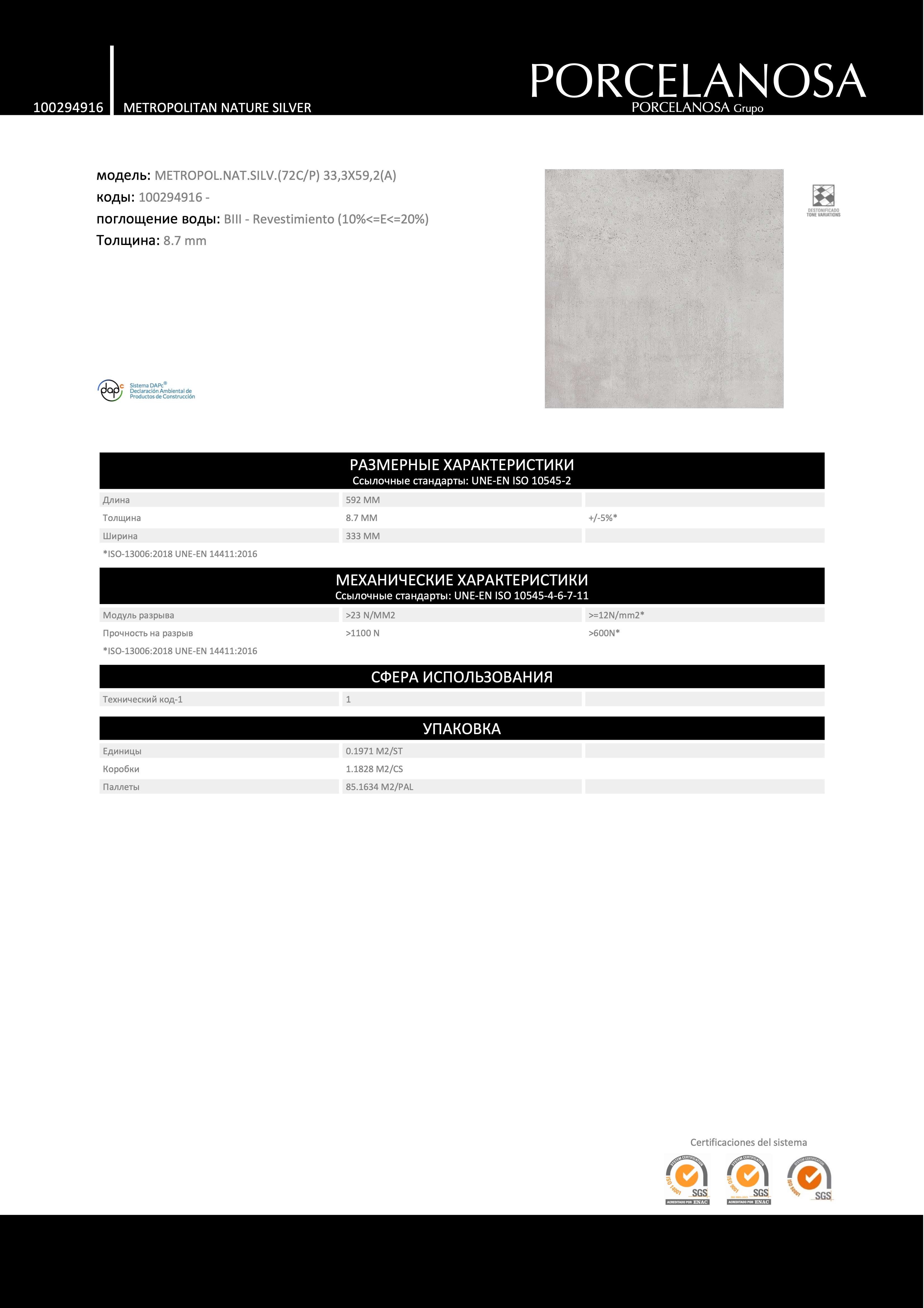 Porcelanosa 100294916